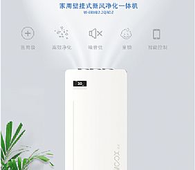 壁挂式新风净化一体机